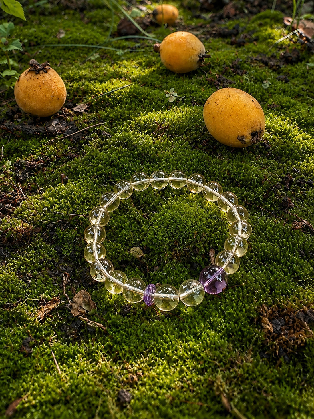 Citrine crystal symbolizing abundance and grounded energy in nature