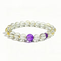 citrine bracelet on clean white background