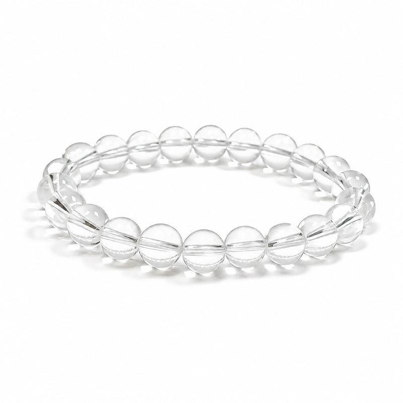 Pulsera de Cuarzo Transparente de Grado Coleccionista | Claridad Tranquila
