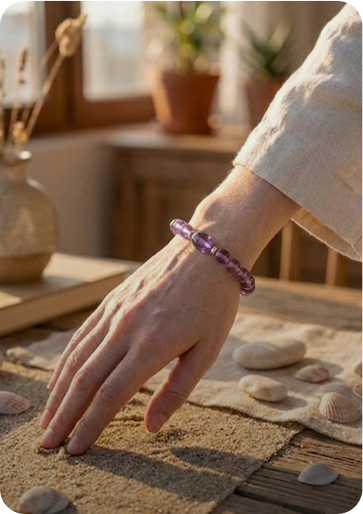 Customer reporting improved focus and mental clarity with natural crystal sphere