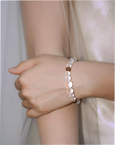 Natural crystal bracelets designed for energy and emotional balance