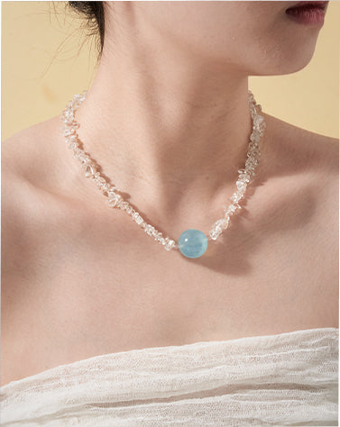Natural crystal necklaces designed for energy, balance, and everyday wear
