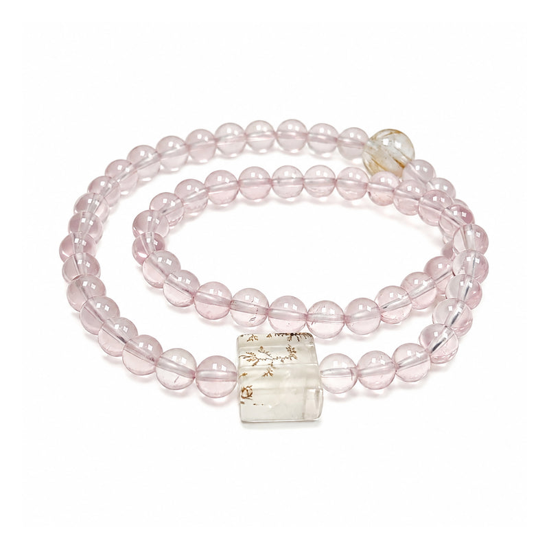 Star Rose Quartz Bracelet |  Self-Love, Emotional Softness & Gentle Clarity
